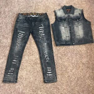Rock revival Jean outfit